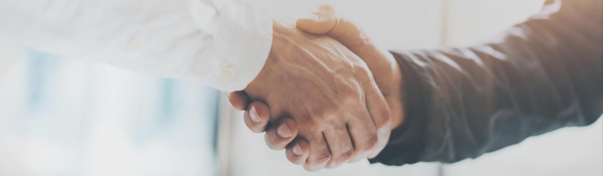 Header-Grafik Partner: zwei Hände beim Handschlag
